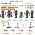 Digitales Dashboard Display für Xiaomi & Ninebot E-Scooter – Bluetooth Platine