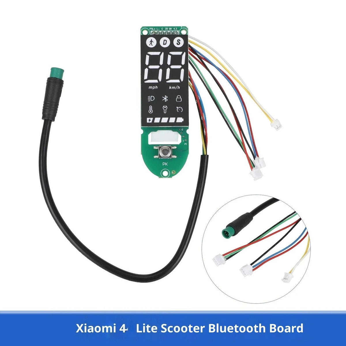 Digitales Dashboard Display für Xiaomi & Ninebot E-Scooter – Bluetooth Platine