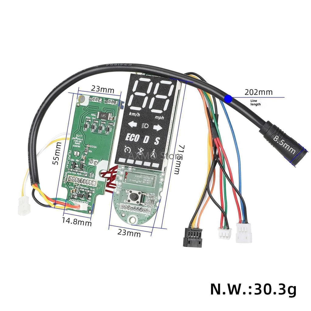 Digitales Dashboard Display für Xiaomi & Ninebot E-Scooter – Bluetooth Platine