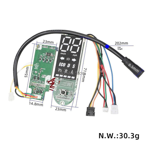 Digitales Dashboard Display für Xiaomi & Ninebot E-Scooter – Bluetooth Platine
