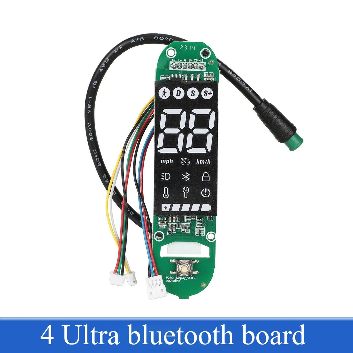 Digitales Dashboard Display für Xiaomi & Ninebot E-Scooter – Bluetooth Platine